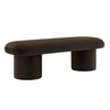 Dom Performance Velvet Bench in Chocolate Brown