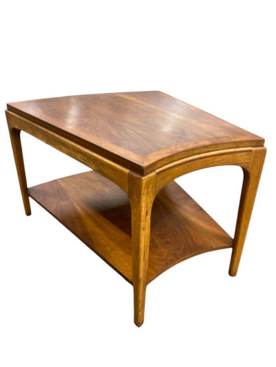 Mid Century Modern Lane Wedge End Table