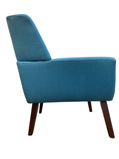 Vintage Wannaby Mid Century Blue Armchair