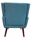 Vintage Wannaby Mid Century Blue Armchair