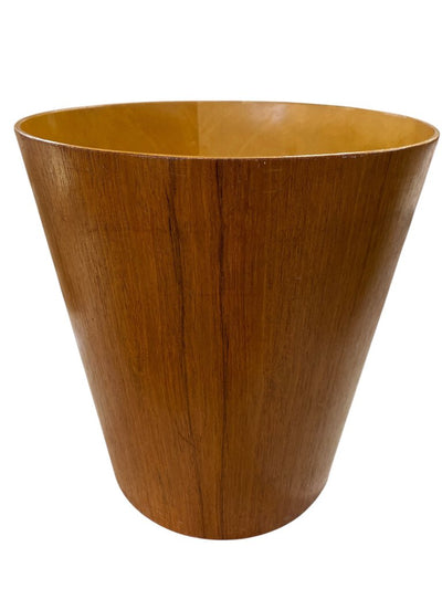 Danish Modern Swedish Teak Waste Basket