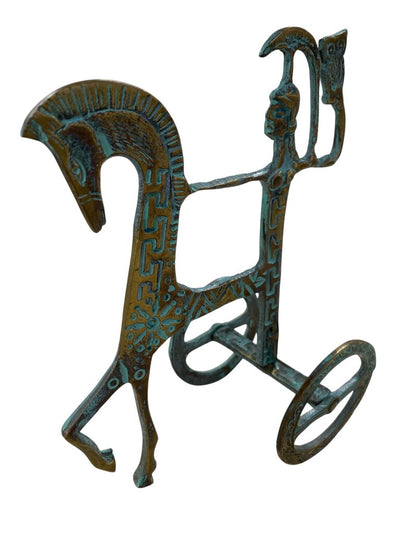 mid Century Regency Greek Goddess on Chariot