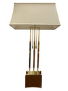 Monumental Hollywood Regency Brass Lamp - Manner of T Parzinger