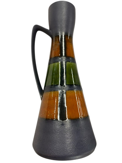 West German Mid century Modern Ceramic Pitcher Vase