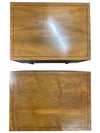 Mid Century Modern PAIR of Walnut Nightstands (Set of 2)