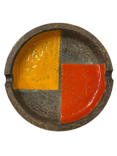 Bitossi MONDRIAN Italian Mid Century Ceramic Ashtray