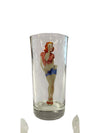 Pin-Up Girls Drinking Glasses Set of 6 - 11.5 Fl oz