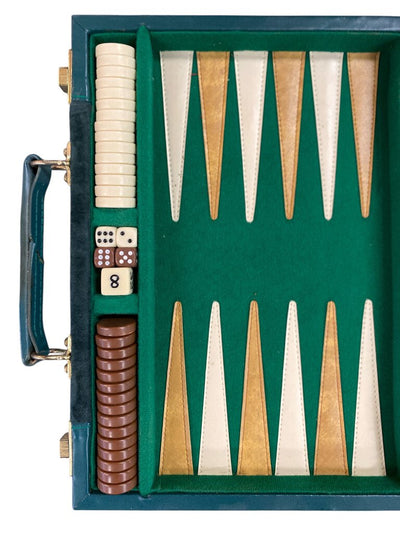 Travel Size Mid Century Backgammon Set