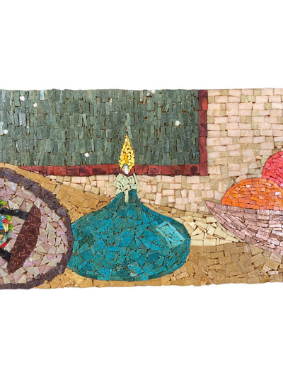 Intricate Vintage Still Life Mosaic