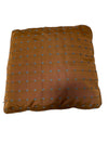 Checkered Rust and Blue 16" Indoor/Outdoor Pillow