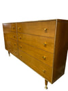 Mid Century R-Way Bedroom 6 Drawer Dresser w/Mirror