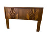 Mid Century Modern Tobago Brutalist 1970's Queen Headboard