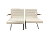 MCM Tufted One Arm Club Chair Bench (Set of 2)