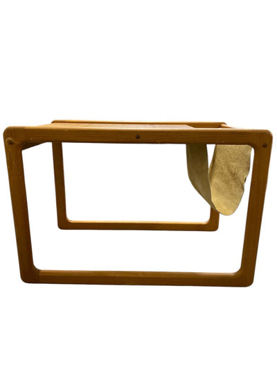 Drylund Danish Mid Century Teak Magazine Rack/End Table