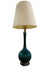 Mid Century Teal/Green Drip Glaze Table Lamp