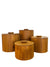 Danish Modern Mid century Teak Canisters (set of 4)