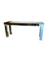 Mid Century Mirrored Console Tablr