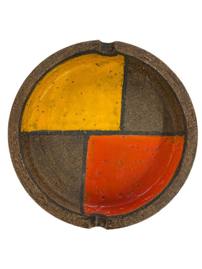 Bitossi MONDRIAN Italian Mid Century Ceramic Ashtray