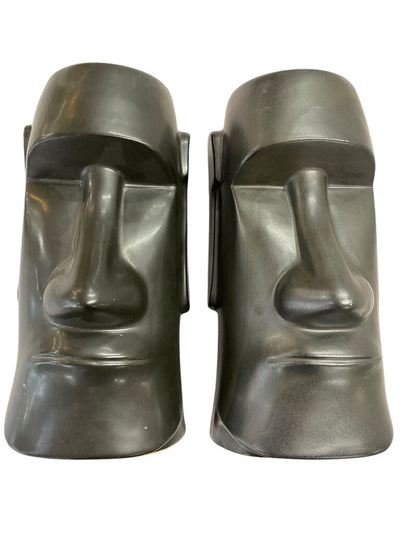 Rare Pair of Vintage OMC Otagiri Japan Easter Island Moai Style Tiki Mugs