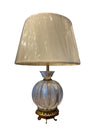 Marbro Murano and Brass Table Lamp