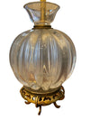 Marbro Murano and Brass Table Lamp