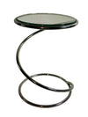 Pace Leon Rosen Mid century Side Table in Chrome and Glass