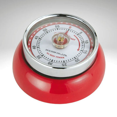 "Retro" Kitchen Timer, Red, 2.75" X 1.25"