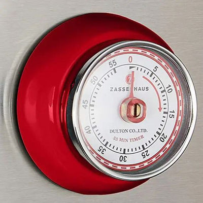 "Retro" Kitchen Timer, Red, 2.75" X 1.25"