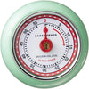 "Retro" Kitchen Timer, Mint Green, 2.75" X 1.25"