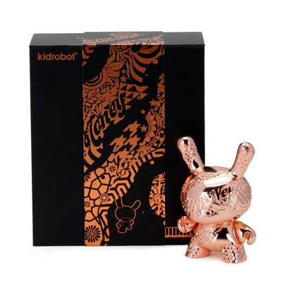 Dunny New Money 5" Metal Art Figure Rose Gold